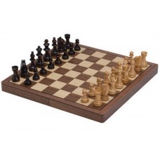 11' Walnut Magnetic Chess Set   
